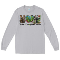 Moon Dust Peace Love Giant Panda Long Sleeve Tee - LillyAllenDesigns