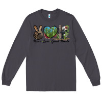 Smoke Peace Love Giant Panda Long Sleeve Tee - LillyAllenDesigns