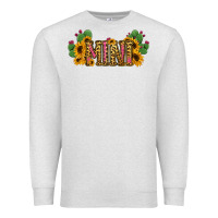 Oatmeal Heather Cactus Leopard Sunflower Mama and Mini Set Premium Sweatshirt - Jasminsmagicworld