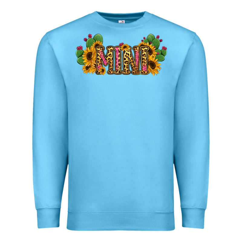 Cactus Leopard Sunflower Mama And Mini Set Premium Sweatshirt by Jasminsmagicworld | Teevron