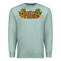 Seafoam Cactus Leopard Sunflower Mama and Mini Set Premium Sweatshirt - Jasminsmagicworld