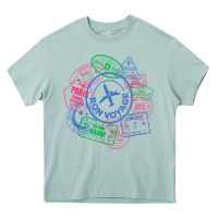 Arona bon voyage travel stamp t shirt Heavy Core Tee - linhVisuals