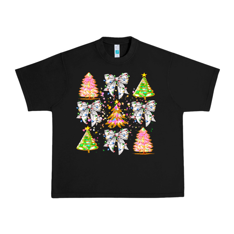 Christmas Trees And Bow Urban Heavy Tee by CowhideDigitalArt | Teevron