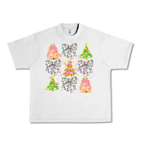 Lunar Rock Christmas Trees And Bow Urban Heavy Tee - CowhideDigitalArt