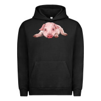 Pigment Black baby pig Urban Hoodie - RanaPortraitStore