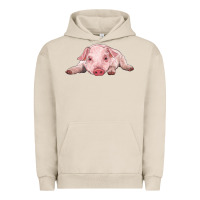 Pigment French Oak baby pig Urban Hoodie - RanaPortraitStore