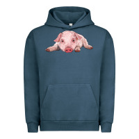 Pigment Midnight Navy baby pig Urban Hoodie - RanaPortraitStore