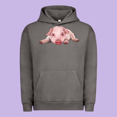 Baby Pig Urban Hoodie Designed By Ranaportraitstore