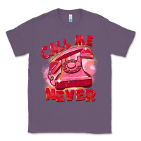 Lavender Call me never Classic Tee - FaDigitalArtStudio