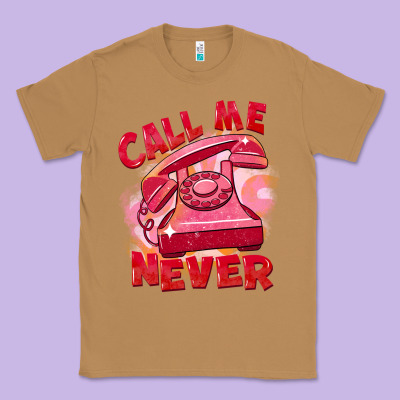Call Me Never Classic Tee Designed By Fadigitalartstudio