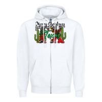 White merry christmas tx texas Zipper Hoodie - Jasminsmagicworld