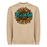 Mushroom thankful sunflower Heavyweight Sweatshirt - RanaPortraitStore