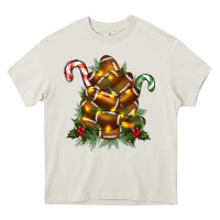 Cream football tree christmas Heavy Core Tee - RanaPortraitStore