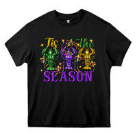 Black Tis the season crawfish Mardi Gras Heavy Core Tee - FaDigitalArtStudio