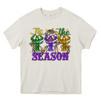 Cream Tis the season crawfish Mardi Gras Heavy Core Tee - FaDigitalArtStudio
