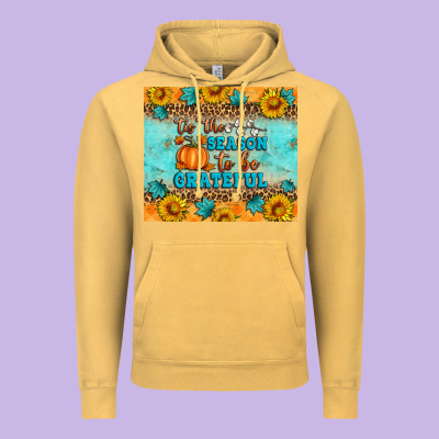 Tis' The Season To Be Grateful Vintage Hoodie Designed By Artiststas