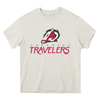 Cream arkansas travelers Heavy Core Tee - linhVisuals
