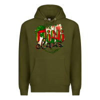 Army Green mini claus christmas Premium Hoodie - BarkalooDesign