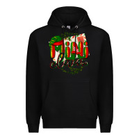 Black mini claus christmas Premium Hoodie - BarkalooDesign