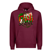 Burgundy mini claus christmas Premium Hoodie - BarkalooDesign