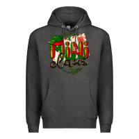 Charcoal Heather mini claus christmas Premium Hoodie - BarkalooDesign