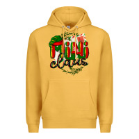 Mustard mini claus christmas Premium Hoodie - BarkalooDesign