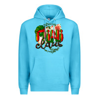 Ocean Blue mini claus christmas Premium Hoodie - BarkalooDesign