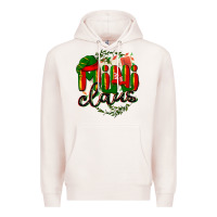 Pale Pink mini claus christmas Premium Hoodie - BarkalooDesign
