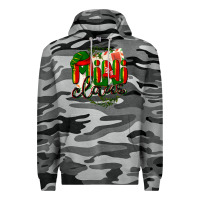 Slate Camo mini claus christmas Premium Hoodie - BarkalooDesign