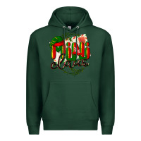 Sports Green mini claus christmas Premium Hoodie - BarkalooDesign