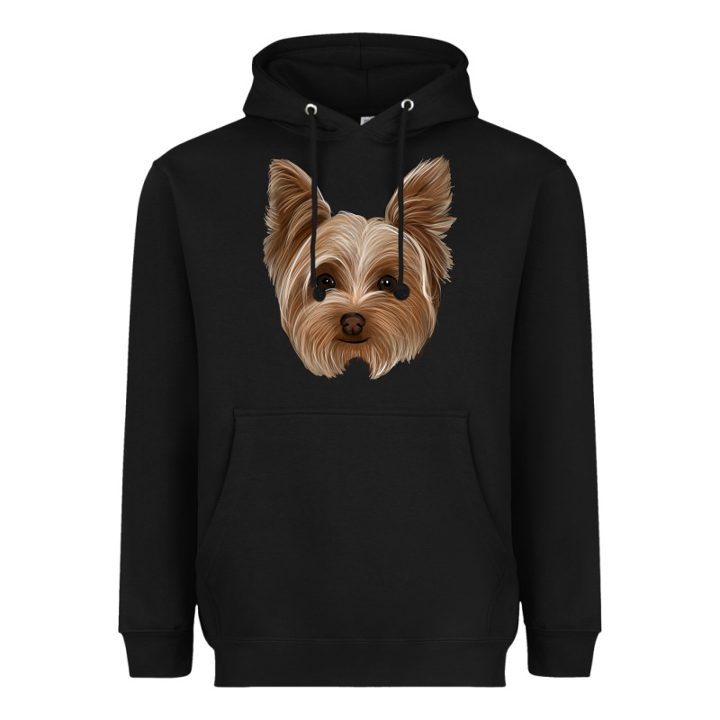 Yorkie Heavyweight Hoodie by Jasminsmagicworld | Teevron
