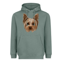 Sage yorkie Heavyweight Hoodie - Jasminsmagicworld