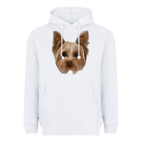 White yorkie Heavyweight Hoodie - Jasminsmagicworld