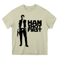 Mossy han shot first Heavy Core Tee - linhVisuals