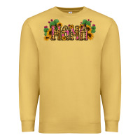 Antique Gold Cactus Leopard Sunflower Mama and Mini Set Premium Sweatshirt - Jasminsmagicworld