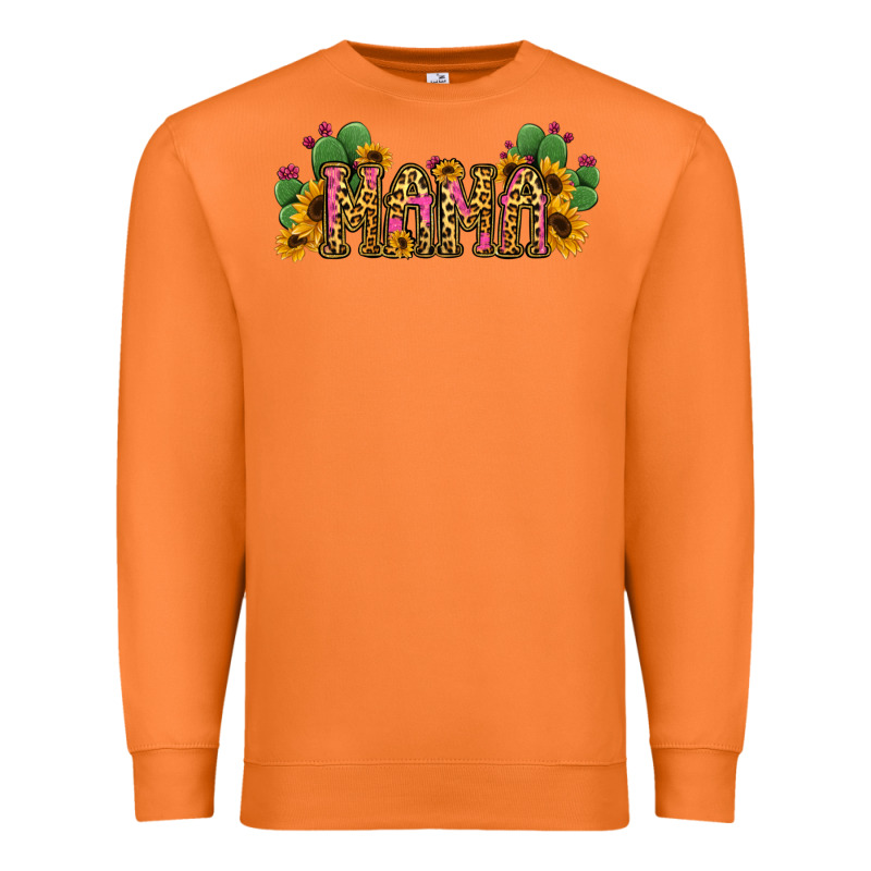 Cactus Leopard Sunflower Mama And Mini Set Premium Sweatshirt by Jasminsmagicworld | Teevron