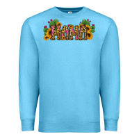 Ocean Blue Cactus Leopard Sunflower Mama and Mini Set Premium Sweatshirt - Jasminsmagicworld