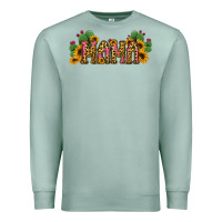 Seafoam Cactus Leopard Sunflower Mama and Mini Set Premium Sweatshirt - Jasminsmagicworld