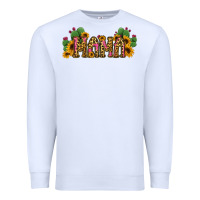 White Cactus Leopard Sunflower Mama and Mini Set Premium Sweatshirt - Jasminsmagicworld