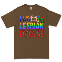 Cacao I Love My Lesbian Friends Premium Tee - BundleAndBundleShop