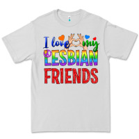 Dove Grey I Love My Lesbian Friends Premium Tee - BundleAndBundleShop