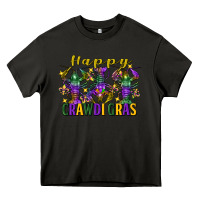 Asphalt Happy crawdi Gras Mardi Gras crawfish Heavy Core Tee - FaDigitalArtStudio