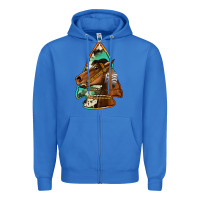True Royal horse arrowhead Zipper Hoodie - Jasminsmagicworld