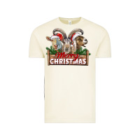 Vintage Arctic Merry Christmas Goats Vintage Tee - LillyAllenDesigns