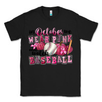 Black In October We Wear Pink And Watch Baseball Classic Tee - FaDigitalArtStudio
