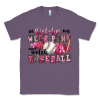 Lavender In October We Wear Pink And Watch Baseball Classic Tee - FaDigitalArtStudio
