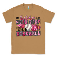 Toasted Coconut In October We Wear Pink And Watch Baseball Classic Tee - FaDigitalArtStudio