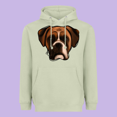 Boxer Heavyweight Hoodie Designed By Jasminsmagicworld