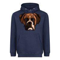 Navy Boxer Heavyweight Hoodie - Jasminsmagicworld