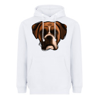 White Boxer Heavyweight Hoodie - Jasminsmagicworld